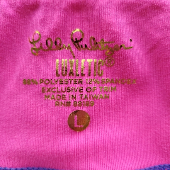 RARE Lilly Pulitzer Leggings Large Rochelle Weekender Capri Dancing on Deck‎ L - Picture 4 of 16